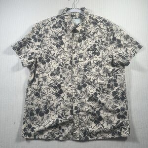 American Eagle Men’s XL Hawaiian Floral Aloha Shirt Short Sleeve Button U